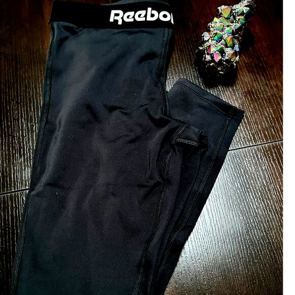 Reebok Women's Leggings, Black, Size Small - Picture 3 of 5